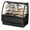 Vitrina refrigerada vidrio curvo | True TDM-DZ-48-GE/GE-B-W