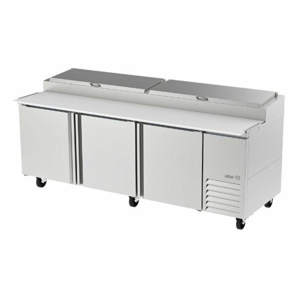 Mesa de preparación de pizzas 12 insertos | ASBER APTP-93 HC