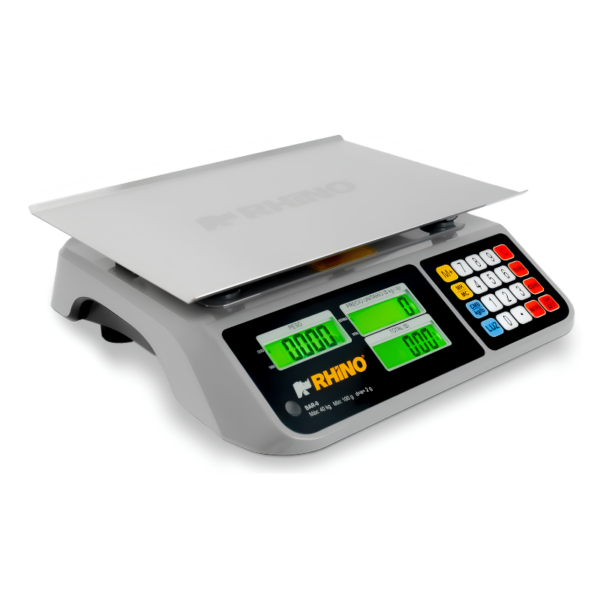 Báscula electrónica multifunciones 40 kg con puerto USB | RHINO BAR-9