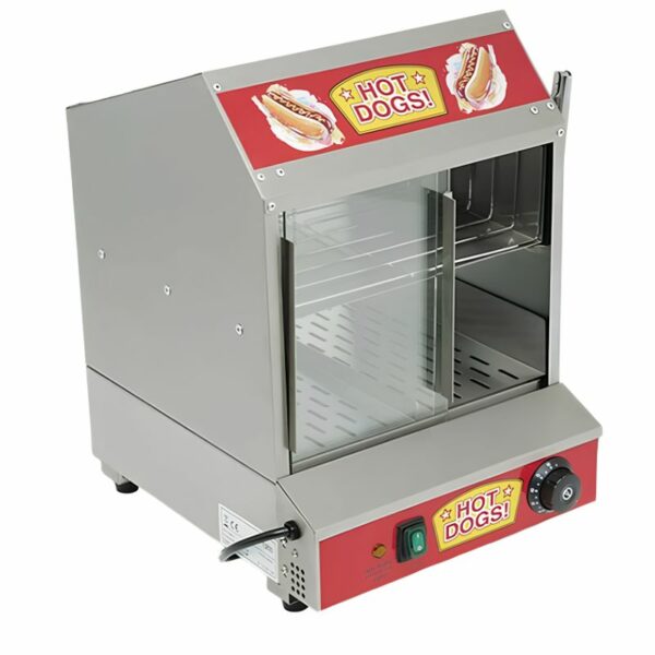 Cocedor de salchichas y calentador de pan a vapor tipo casita  HD-1200 | MIGSA - Image 2